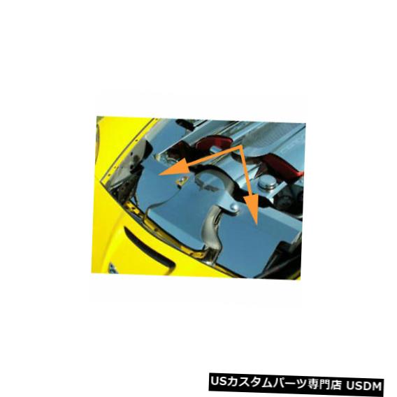 ラジエーターカバー 2008-2013コルベットC6 LS3研磨ステンレスラジエーターカバー648048 2008-2013 Corvette C6 LS3 Polished Stainless Radiator Cover 648048 【並行輸入品】