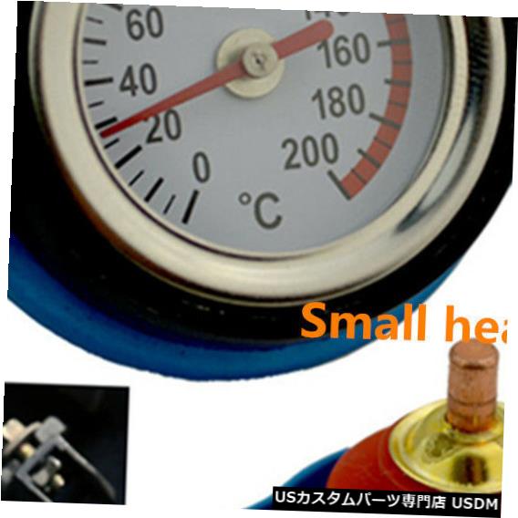 ラジエーターカバー ユニバーサル1.3バーサーモサーモスタットラジエーターキャップカバー水温計 Universal 1.3 Bar Thermo Thermostatic Radiator Cap Cover Water Temperature Gauge 【並行輸入品】