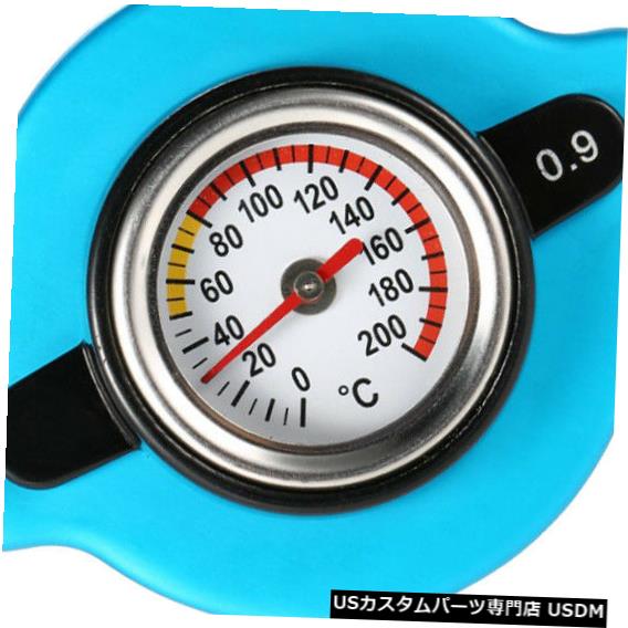 ラジエーターカバー 1Xカーサーモラジエーターキャップカバー+水温計スモールヘッド1.3バー 1X Car Thermo Radiator Cap Cover +Water Temperature Gauge Small head 1.3 Bar 【並行輸入品】