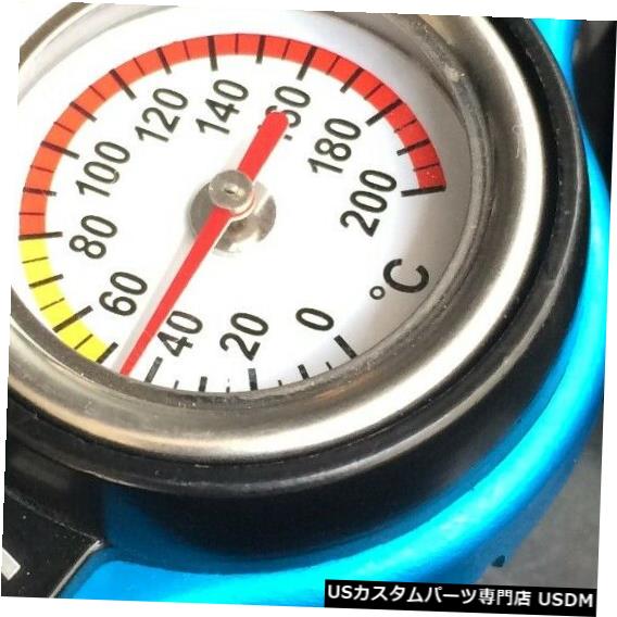 ラジエーターカバー 本物のサーモスタットゲージラジエーターキャップ+水温ゲージ0.9 / 1.1 / 1.3 BARカバー Genuine Thermostatic Gauge Radiator Cap + Water Temp Gauge 0.9/1.1/1.3 BAR Cover 【並行輸入品】