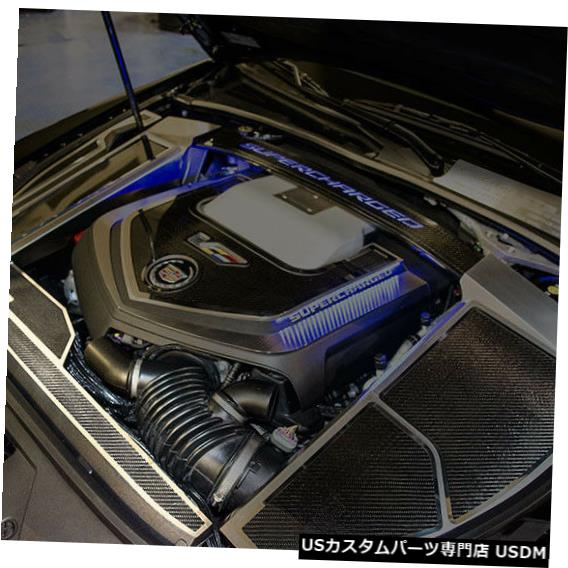 ラジエーターカバー 123030 2006-2015キャデラックCTS-Vラジエーターカバー2pcカーボンファイバーブラッシュトリム 123030 2006-2015 Cadillac CTS-V Radiator Cover 2pc Carbon Fiber Brushed Trim 【並行輸入品】