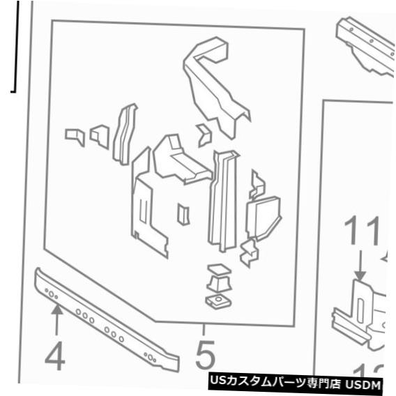 ラジエーターカバー トヨタOEMラジエーターコアサポート-視界シールドスプラッシュカバーパネル5329260140 TOYOTA OEM Radiator Core Support-Sight Shield Splash Cover Panel 5329260140 【並行輸入品】