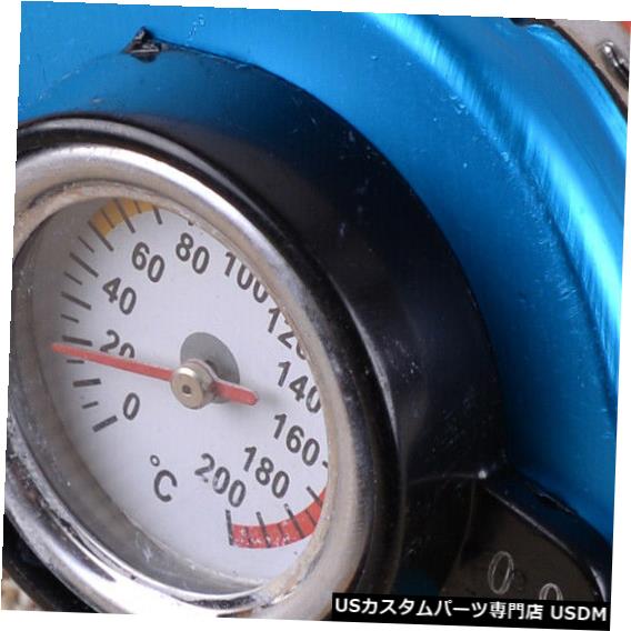 ラジエーターカバー サーモスタット温度計ラジエーターキャップ？ カバー0.9Bar 13 PSI圧力定格 Thermostatic Temperature Gauge Radiator Cap? Cover 0.9Bar 13 PSI Pressure Rating 【並行輸入品】