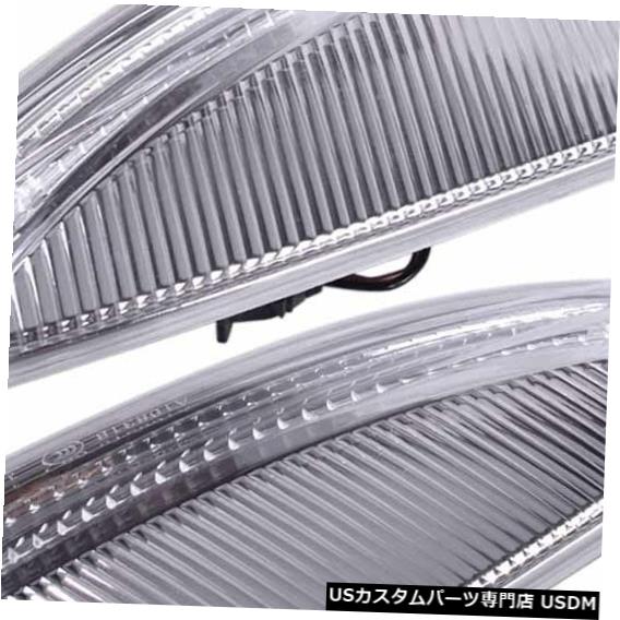 Turn Signal Lamp メルセデス・ベンツW164 ML320 W204に合う2xDoorミラーの回転信号ライトランプの部品 2xDoor Mirror Turn Signal Light Lamp Parts Fit For Mercedes-Benz W164 ML320 W204 【並行輸入品】