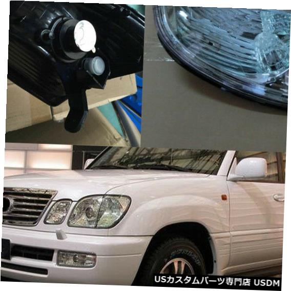 Turn Signal Lamp 2xFor Lexus LX470 1998-07車のフロントバンパーターンシグナルライトコーナーランプ電球なし 2xFor Lexus LX470 1998-07 Car Front Bumper Turn Signal Light Corner Lamp No Bulb 【並行輸入品】