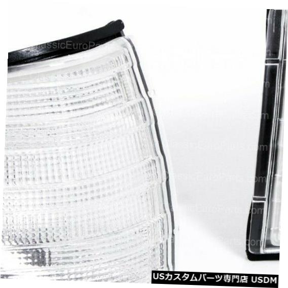 Turn Signal Lamp メルセデスw126 420 500 560クーペライトランプの明確なユーロターンシグナルインジケーター Clear Euro Turn Signal indicator for Mercedes w126 420 500 560 Coupe light lamp 【並行輸入品】