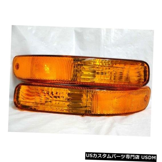 Turn Signal Lamp フロントコーナーターンシグナルパーキングサイドマーカーライトランプ2002自由のためのペア Front Corner Turn Signal Parking Side Marker Light Lamps A Pair For 2002 Liberty 【並行輸入品】