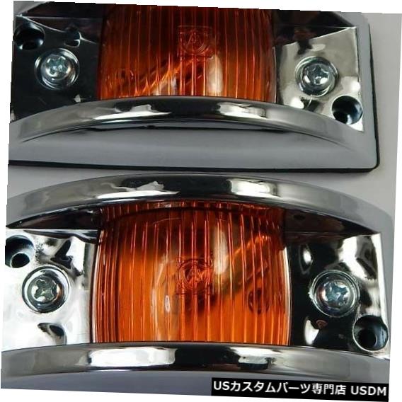 Turn Signal Lamp ユニバーサルターンシグナル警告灯車チューニングランプ＃オレンジ＃un26のペア Pair Universal Turn Signal Warning Light car tuning lamp #orange #un26 【並行輸入品】