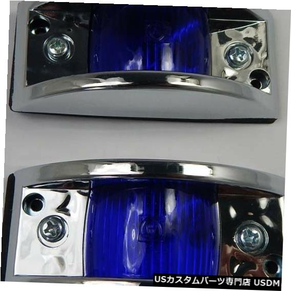 Turn Signal Lamp ペアユニバーサルターンシグナル警告灯車チューニングランプ#blue＃un26 Pair Universal Turn Signal Warning Light car tuning lamp #blue #un26 【並行輸入品】