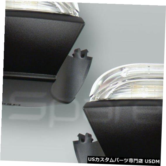 Turn Signal Lamp ドアミラーターンシグナルランプと礼儀ライトペアフィット2009-2017 VW CC Eos Door Mirror Turn Signal Lamps with Courtesy Lights PAIR fits 2009-2017 VW CC Eos 【並行輸入品】
