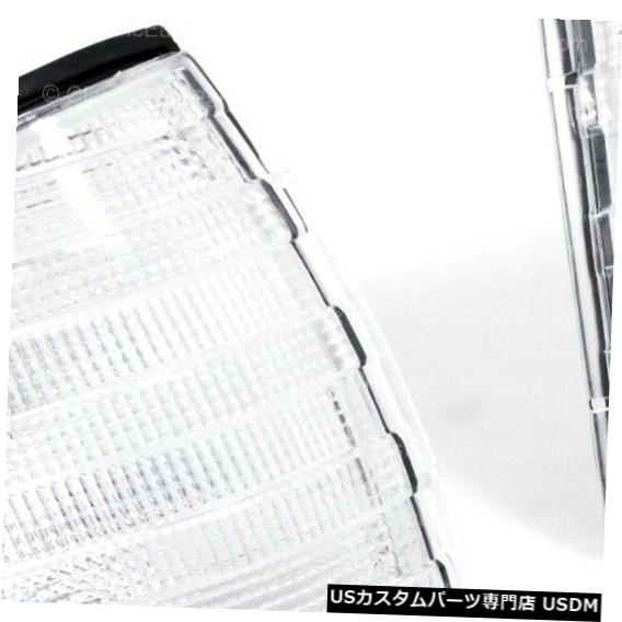 Turn Signal Lamp メルセデスベンツW126セダンライトウインカーランプ用のクリアターンシグナルインジケーターセット Clear Turn Signal indicator set for Mercedes Benz w126 sedan light blinker lamp 【並行輸入品】