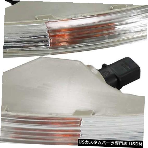 Turn Signal Lamp VWパサートB6 2006-2011 2個フロントバンパーターンシグナルライトランプ電球用 For VW Passat B6 2006-2011 2Pcs Front Bumper Turn Signal Light Lamp With Bulbs 【並行輸入品】