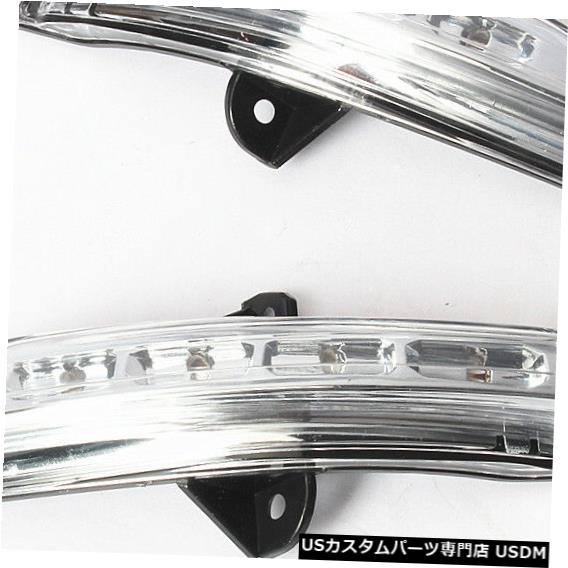 Turn Signal Lamp 13-15シボレーシボレーマリブウイングミラーターンシグナルLEDランプ左右にフィット Fit For 13-15 Chevrolet Chevy Malibu Wing Mirror Turn Signal LED Lamp Left Right 【並行輸入品】