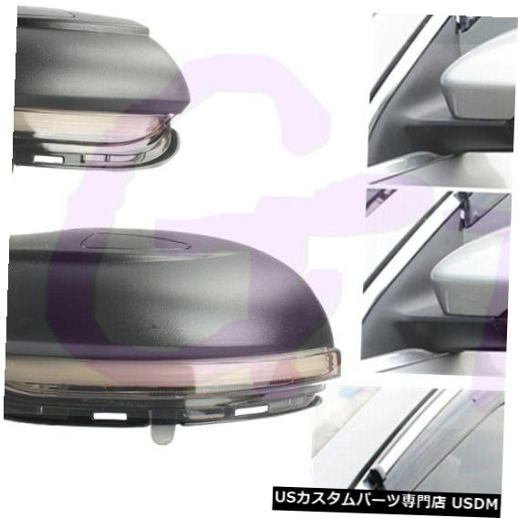 Turn Signal Lamp VWゴルフGTI MK6 2009-2013シーケンシャルダイナミックLEDサイドターンシグナルライトに適合 Fit For VW Golf GTI MK6 2009-2013 Sequential Dynamic LED Side Turn Signals Light 【並行輸入品】