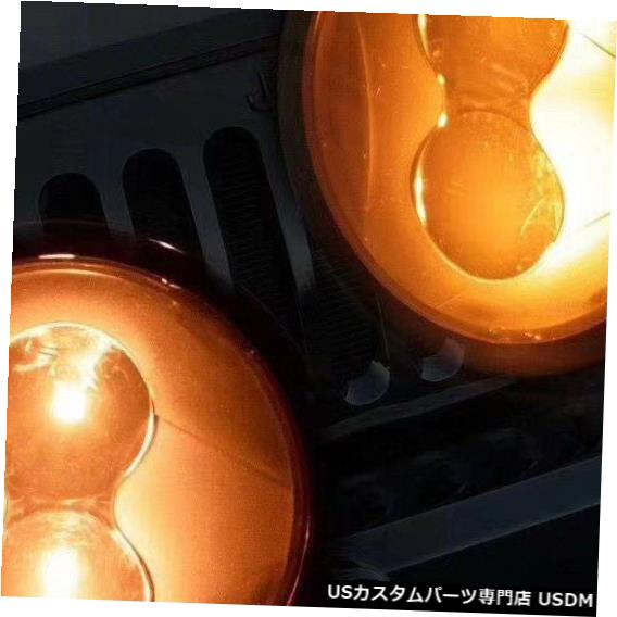 Turn Signal Lamp ジープラングラーJK LEDスモーク2個入ターンシグナルランプ/昼間のDRLライト 2pcs Smoked For Jeep Wrangler JK LED Turn Signal Lamps/daytime DRL Lights 【並行輸入品】