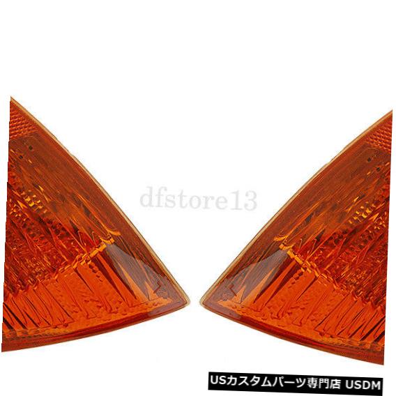 Turn Signal Lamp ペアコーナーライトBMW E46 3シリーズセダン/ワゴン用パーキングシグナルクリスタルランプ Pair Corner Lights Parking Signal Crystal Lamp For BMW E46 3-Series Sedan/Wagon 【並行輸入品】