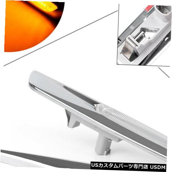 Turn Signal Lamp LEDサイドマーカーターンシグナルライトランプw / BMW E60 E81 E82 E90 E91 E92用電球 LED Side Marker Turn Signal Lights Lamp w/Bulbs For BMW E60 E81 E82 E90 E91 E92 【並行輸入品】