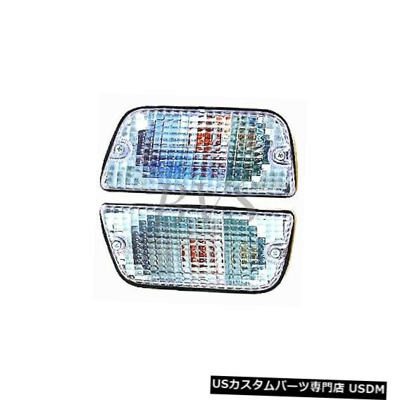 Turn Signal Lamp 72-79日産ダットサン620 UTEトラック用クリアフロントターンシグナルライトランプ CLEAR FRONT TURN SIGNAL LIGHT LAMP For 72-79 Nissan Datsun 620 UTE Truck 【並行輸入品】