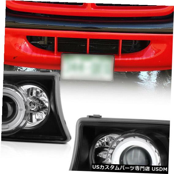 Turn Signal Lamp ダッジ97-04ダコタ98-03デュランゴブラックハローLED DRLプロジェクターヘッドライトランプ For Dodge 97-04 Dakota 98-03 Durango Black Halo LED DRL Projector Headlight Lamp 【並行輸入品】 45,012円