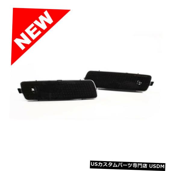 Turn Signal Lamp 10-14 VW MK6ゴルフ/ジェッタスポーツワーゲンフロントバンパーサイドマーカーライト-ファジースモーク 10-14 VW MK6 GOLF/JETTA SPORTWAGEN FRONT BUMPER SIDE MARKER LIGHTS - FUZZY SMOKE 【並行輸入品】