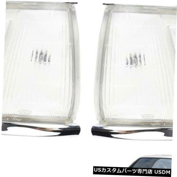 Turn Signal Lamp トヨタハイラックスLN85トラック1989-1995に適したLH + RHコーナーライトターンランプアセンブリ LH+RH Corner Lights Turn Lamp Assembly Fit For Toyota Hilux LN85 Truck 1989-1995 【並行輸入品】