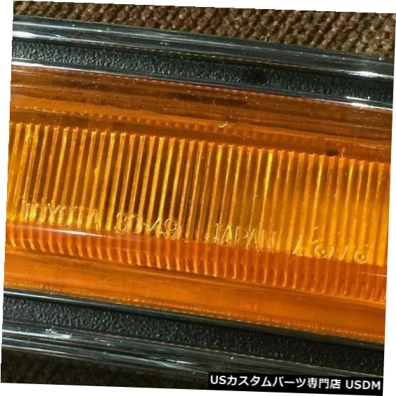Turn Signal Lamp 純正トヨタクラウンランプサイドターンシグナル-LH- RS80 MS8＃95 NOS JAPAN GENUINE TOYOTA CROWN LAMP ASSY SIDE TURN SIGNAL -LH- RS80 MS8# 95 NOS JAPAN 【並行輸入品】