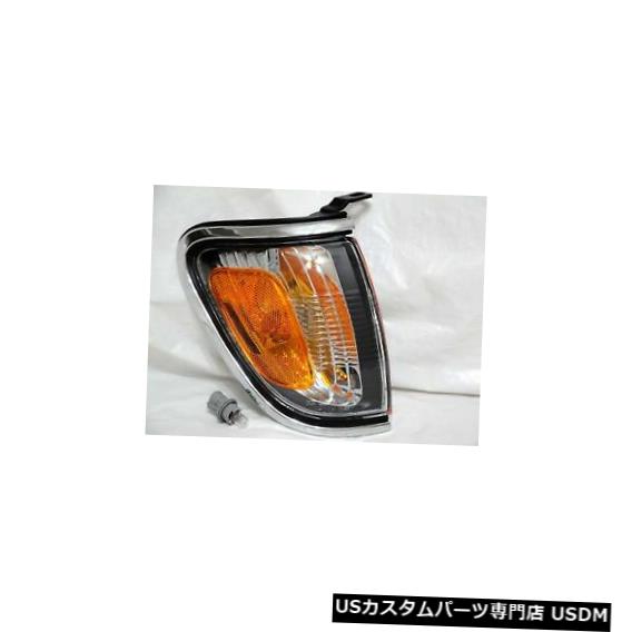 Turn Signal Lamp 2001タコマ用フロントターンシグナルパーキングライトランプクロームトリム助手席側 Front Turn Signal Parking Light Lamp Chrome Trim Passenger Side for 2001 Tacoma 【並行輸入品】