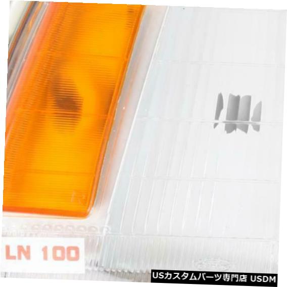 Turn Signal Lamp 1989-1995トヨタハイラックスLN100ピックアップに適したRHコーナーライトレンズターンランプカバー RH Corner Light Lens Turn Lamp Cover Fit For 1989-1995 Toyota Hilux LN100 Pickup 【並行輸入品】