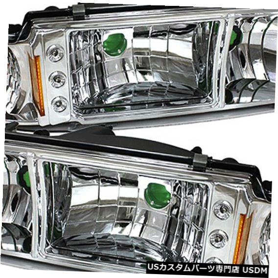 Turn Signal Lamp 91-96 Chevry Caprice Impala SS 1PCクロームヘッドライトコーナーパーキングランプLED DRL 91-96 Chevry Caprice Impala SS 1PC Chrome Headlight Corner Parking Lamp LED DRL 【並行輸入品】