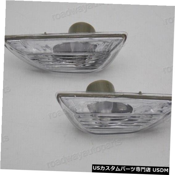 Turn Signal Lamp シボレートラックス2014-2016の1ペアクリアサイドマーカーライトランプLH RH 1Pair Clear Side Marker Lights Lamps LH RH for Chevrolet Trax 2014-2016 【並行輸入品】