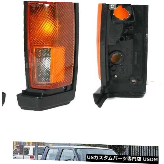 Turn Signal Lamp 日産トラックピックアップD21ハスラー1986-1997のフロントコーナー信号灯ランプLR Front Corner Signal Light Lamp LR for Nissan Truck Pickup D21 Hustler 1986-1997 【並行輸入品】