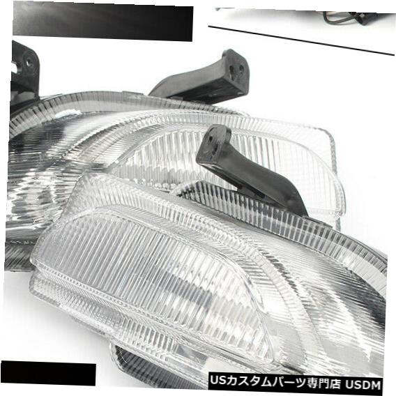 Turn Signal Lamp ジープレネゲード2014-2016のDRLランプLEDデイタイムランニングライト/ターンシグナル15 DRL lamp LED Daytime Running Light w/ Turn Signal For Jeep Renegade 2014-2016 15 【並行輸入品】