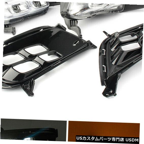Turn Signal Lamp Kia K5 Optima 2014-2015用のLEDデイタイムランニングライトDRL付き/ターンシグナルフォグランプ LED Daytime Running Light DRL w/Turn Signal Fog Lamp for Kia K5 Optima 2014-2015 【並行輸入品】 47,850円