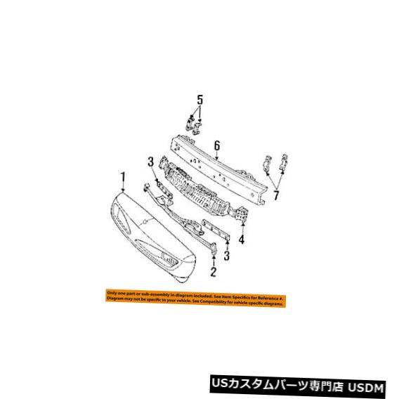 Front Bumper Cover ポンティアックGM OEM 91-92 Firebirdフロントバンパー-フロントカバーリテーナー右10182038 Pontiac GM OEM 91-92 Firebird Front Bumper-Front Cover Retainer Right 10182038 【並行輸入品】