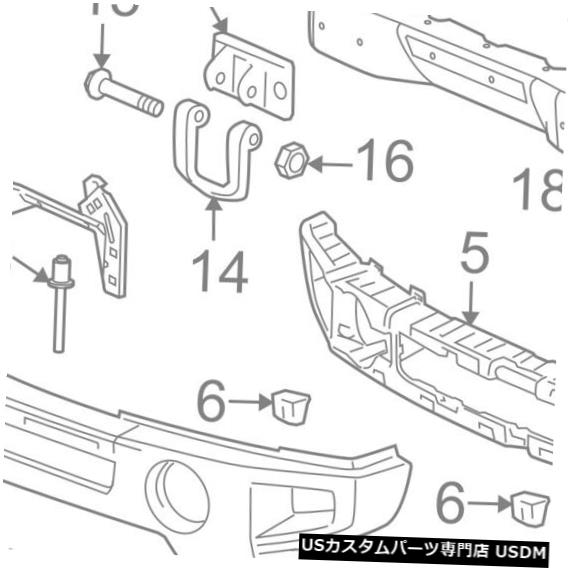 Front Bumper Cover ハマーGM OEM 08-10 H3フロントバンパーバンパーカバーシール左25926745 Hummer GM OEM 08-10 H3 Front Bumper-Bumper Cover Seal Left 25926745 【並行輸入品】|カスタムパーツ WORLD倉庫