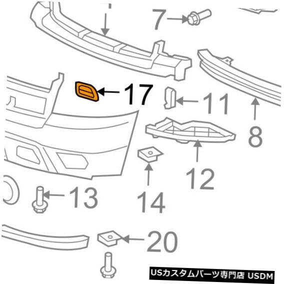 Front Bumper Cover 郊外のタホ雪崩フロントバンパー右牽引フックカバー新しいOEM 15893977 Suburban Tahoe Avalanche Front Bumper Right Tow Hook Cover new OEM 15893977 【並行輸入品】|カスタムパーツ WORLD倉庫