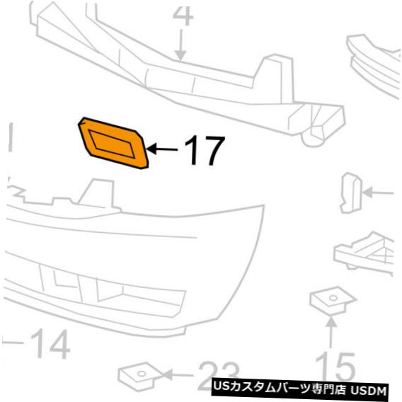 Front Bumper Cover キャデラックGM OEMエスカレードフロントバンパートウフックアイカバーキャップ右15893973 Cadillac GM OEM Escalade Front Bumper-Tow Hook Eye Cover Cap Right 15893973 【並行輸入品】