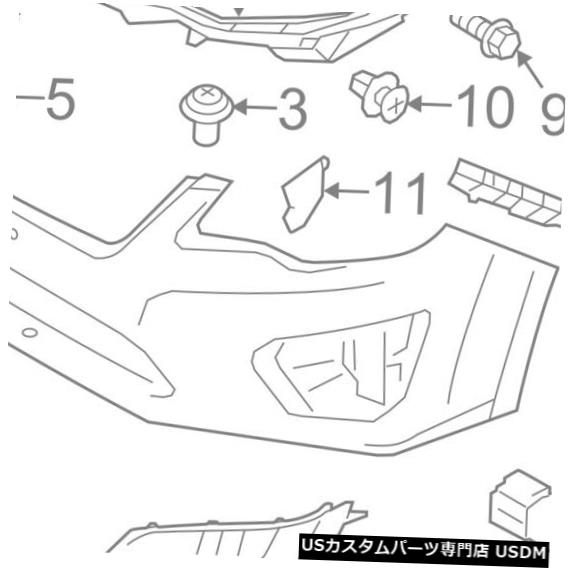Front Bumper Cover SUBARU OEM 2015インプレッサフロントバンパーエアインテークカバーシールド57731FJ371 SUBARU OEM 2015 Impreza Front Bumper-Air Intake Cover Shield 57731FJ371 【並行輸入品】