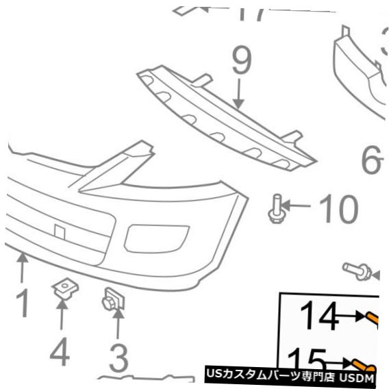 Front Bumper Cover マツダOEM 07-09 CX-9フロントバンパーサイドカバー左TD1151W80D MAZDA OEM 07-09 CX-9 Front Bumper-Side Cover Left TD1151W80D 【並行輸入品】