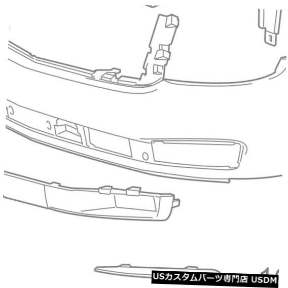 Front Bumper Cover シボレーGM OEM 15-18タホフロントバンパーブランクカバー左22936497 Chevrolet GM OEM 15-18 Tahoe Front Bumper-Blank Cover Left 22936497 【並行輸入品】