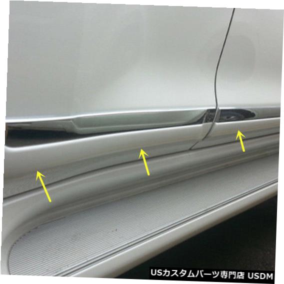 Front Bumper Cover 2010-2018トヨタランドクルーザープラドFJ150パールホワイトドアボディ成形トリム 2010-2018 For Toyota Land Cruiser Prado FJ150 Pearl White Door Body Molding Trim 【並行輸入品】
