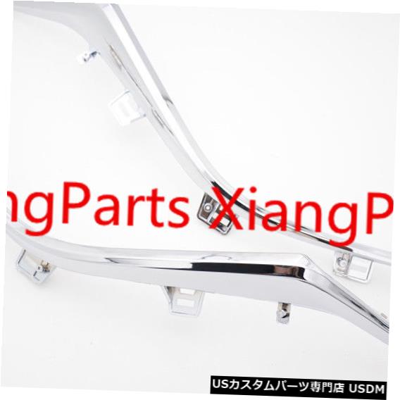 Front Bumper Cover ペアフロントバンパーCOVER STRIP CHROME UPPERトリムfor MAZDA 3 AXELA 2014 Pair Front bumper COVER STRIP CHROME UPPER Trim for MAZDA 3 AXELA 2014 【並行輸入品】