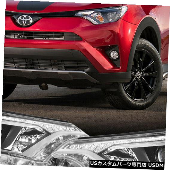 独特の素材 Cl Chrome 16 18トヨタrav4 ヘッドライト Lamp Headlight Projector Corner Rav4 Chrome Clear Crystal Toyota 16 18 Fits Ear クリスタルコーナープロジェクターヘッドライトランプに適合 車用品 バイク用品 車用品 Usdm 0269 435