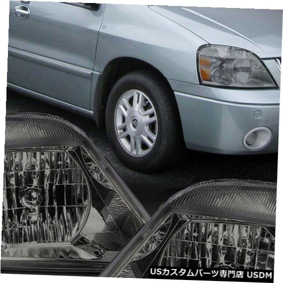 ヘッドライト 2004?2007年に適合Freestar / Monte rey [Chrome / Smoke]アンバーコーナーヘッドライトヘッドランプ Fits 2004-2007 Freestar/Monterey [Chrome/Smoke] Amber Corner Headlight Headlamp 【並行輸入品】