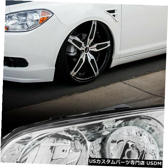 ヘッドライト 2008-2012シボレーマリブに適合[LHドライバーサイド]クローム交換ヘッドライトヘッドランプ Fits 2008-2012 Chevy Malibu[LH Driver Side]Chrome Replacement Headlight Headlamp 【並行輸入品】