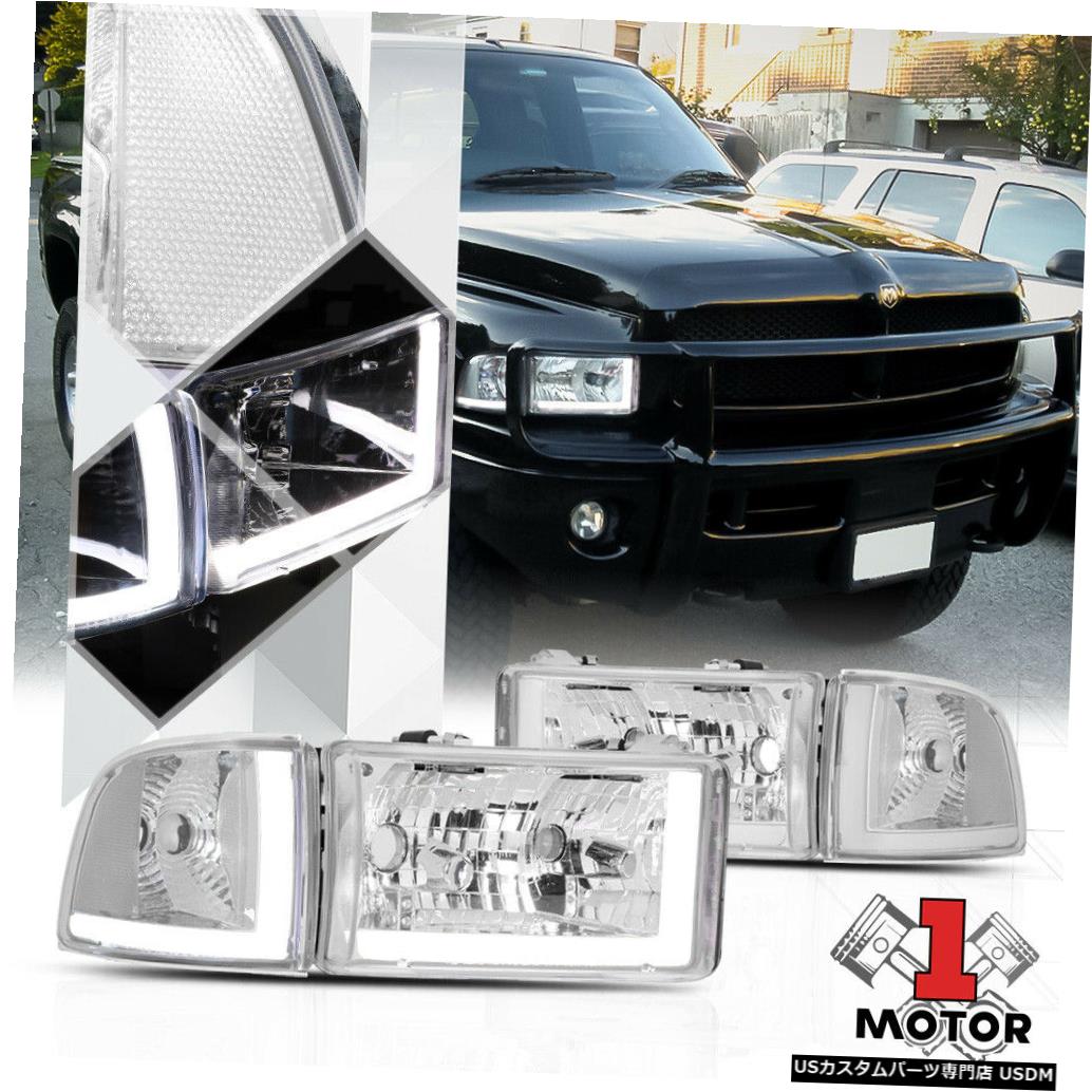 超人気新品 ライト ランプ 1500 2500 Ram Dodge 94 02 For Signal Corner Drl Clear Led Dual Headlight Chrome クリアコーナー信号 Drl 94 02ダッジラム1500 2500用クロームヘッドライトデュアルled ヘッドライト Rsud Soemarno Go Id