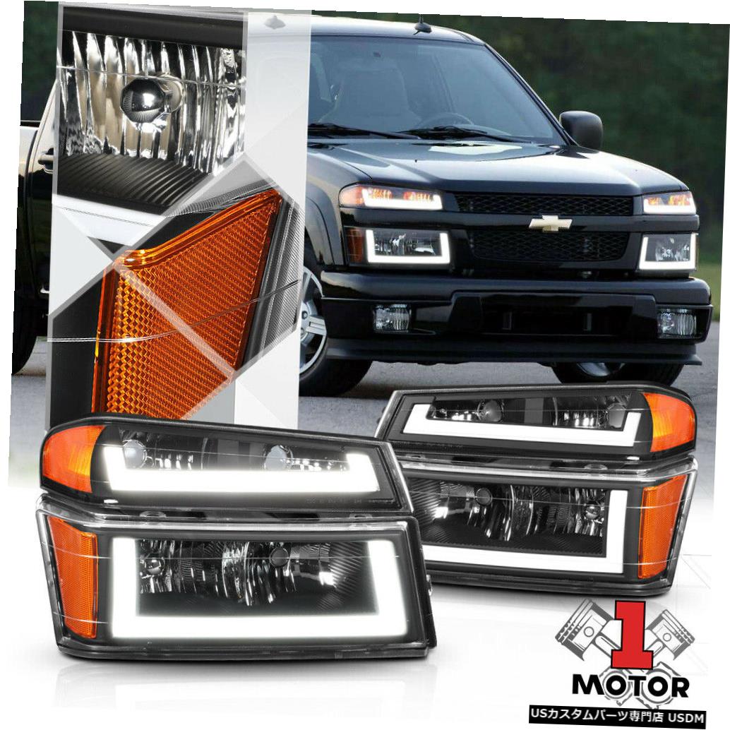 冬バーゲン 特別送料無料 ライト ランプ ヘッドライト ブラック アンバー Led U Bar Drl 04 12コロラド キャニオン用ヘッド ライト ターンシグナルランプ N Black Amber Led U Bar Drl Headlight Turn Signal Lamp For 04 12 Colorado Canyon 冬バーゲン 特別送料無料 ライト ランプ ヘッドライト ブラック アンバー Led U Bar Drl 04 12コロラド キャニオン用ヘッド ライト ターンシグナルランプ N Black Amber Led U Bar Drl Headlight Turn Signal Lamp For 04 12 Colorado Canyon