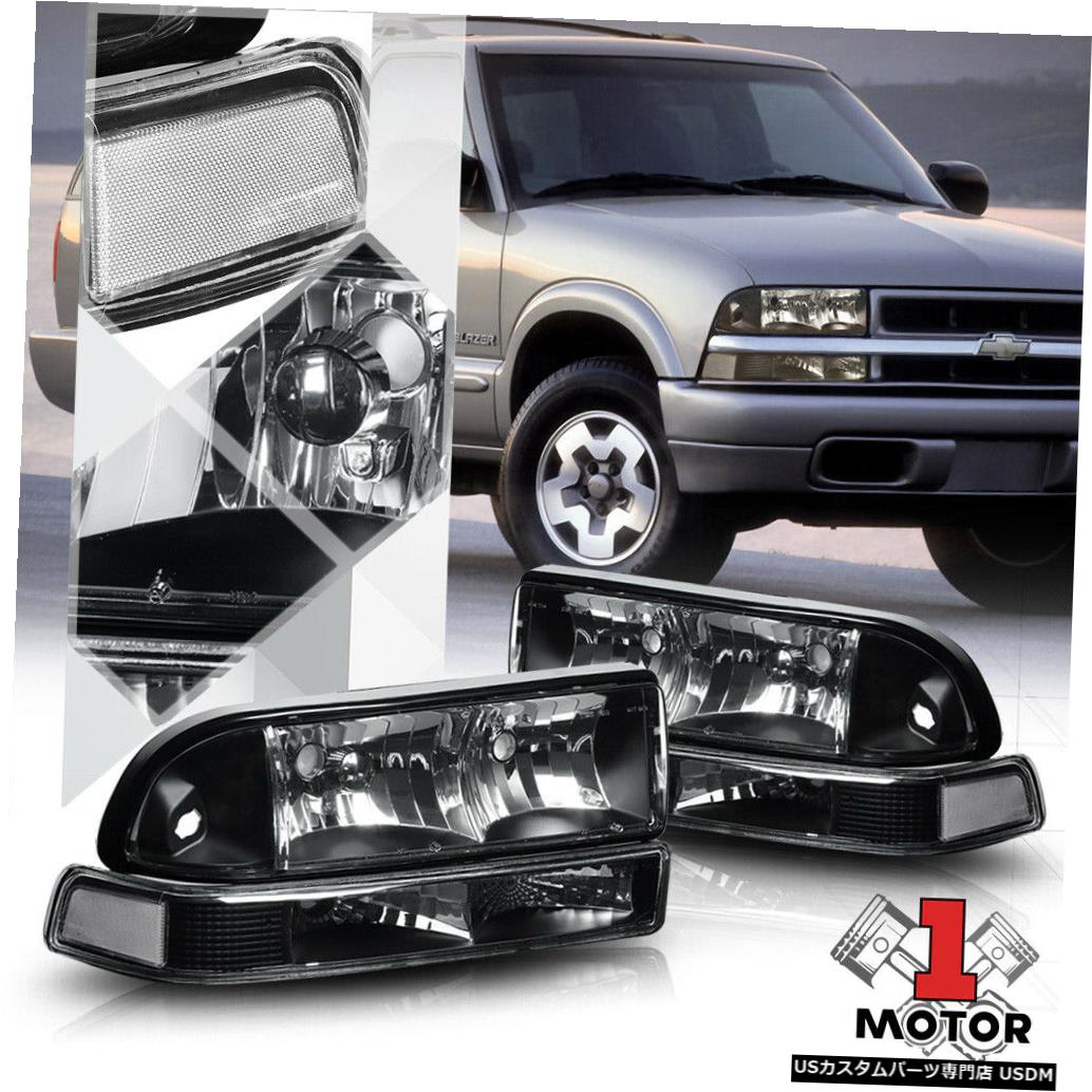 驚きの価格 ライト ランプ Reflector Signal Clear Headlight Housing Black ブレザー用ブラックハウジングヘッドライトクリアシグナルリフレクターバンパー 98 04シボレーs10 ヘッドライト Bumper S10 Blazer Chevy 98 04 For Www Babystoreenxovais Com Br