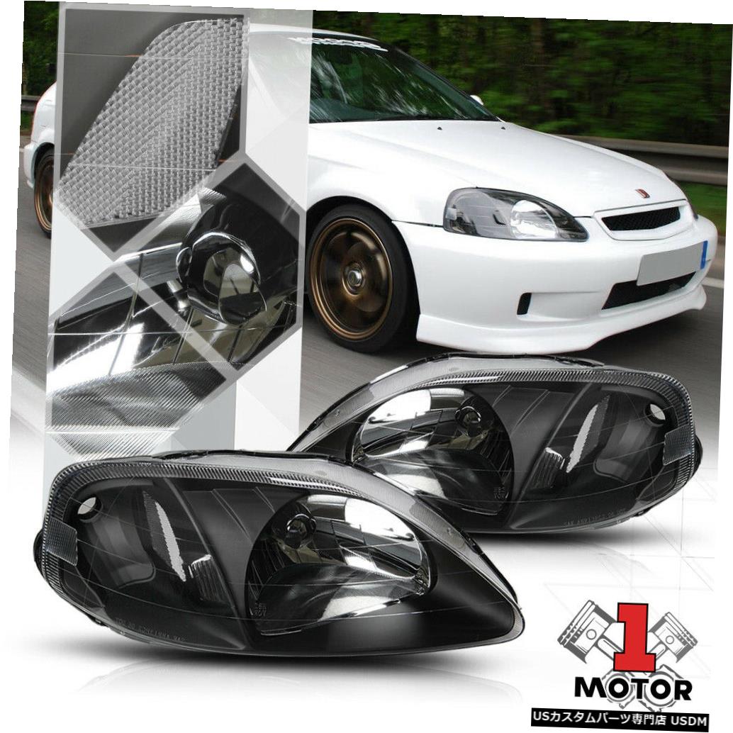 ライト ランプ 返品送料無料 Corner Clear Headlight Housing Black 99 00ホンダシビック用ブラックハウジングヘッドライトクリアコーナーターンシグナルリフレクター ヘッドライト Turn Civic Honda 99 00 For Reflector Signal Beachsidecliniccr Com