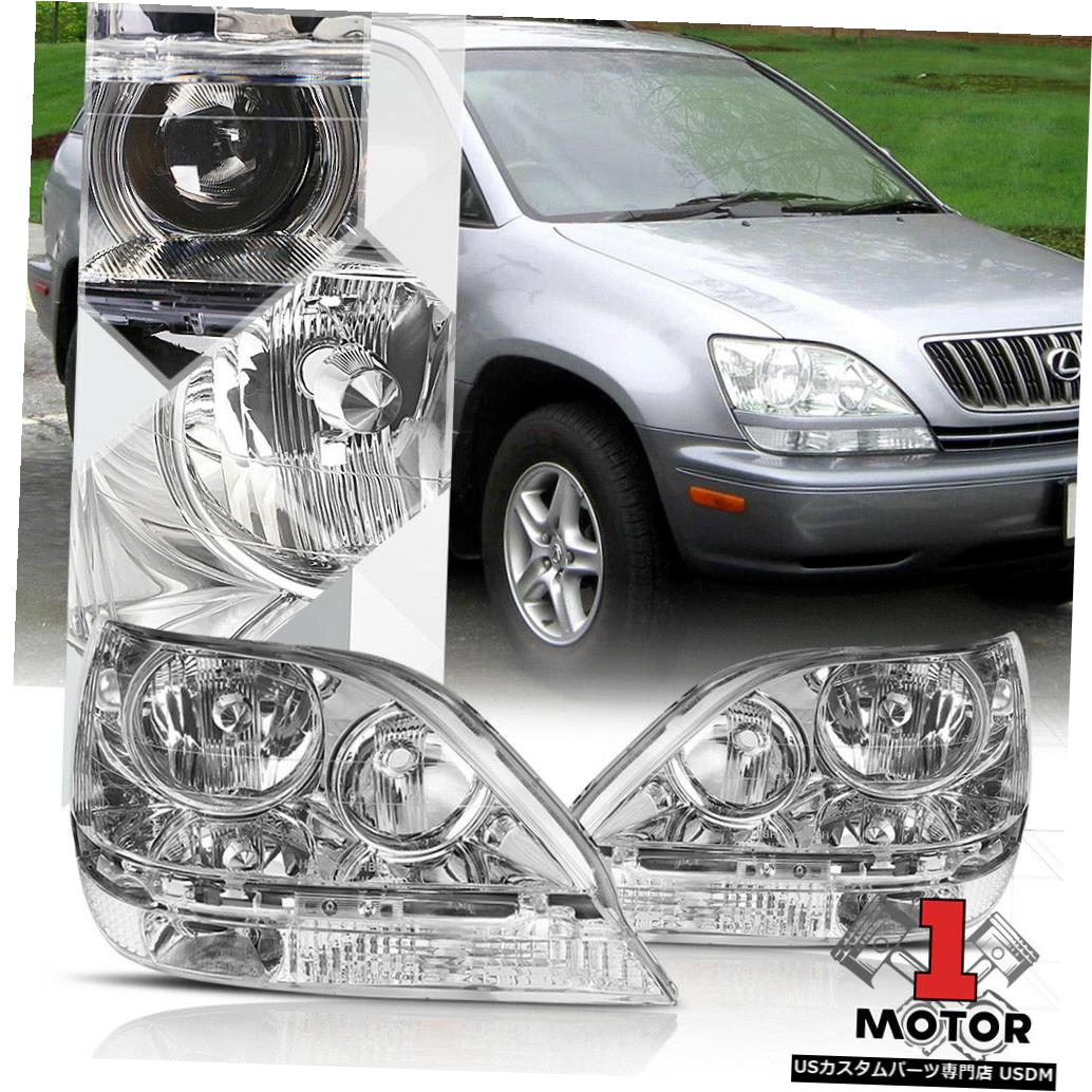 超高品質で人気の ライト ランプ ヘッドライト Rx300 Lexus 99 03 For Reflector Signal Turn Clear Lamp Headlight Housing Chrome クロームハウジングヘッドライトランプクリアターンシグナルリフレクター99 03レクサスrx300 Fkm Unej Ac Id